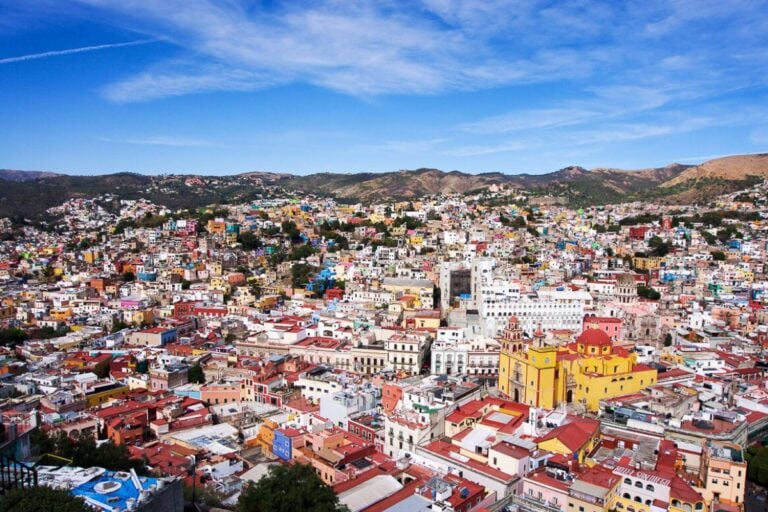 The view out over Guanajuato City is one of the best things to do in Guanajuato City