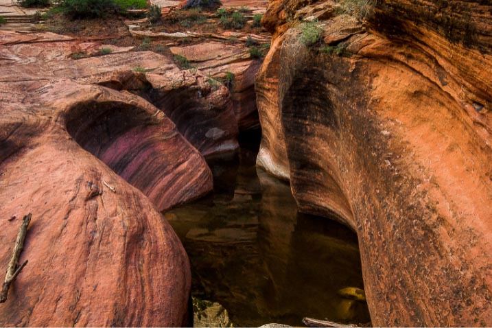 Pumphouse Wash slot canyon sedona