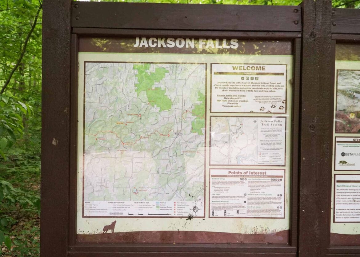 Jackson Falls in Southern Illinois (Hiking, Climbing & Camping)