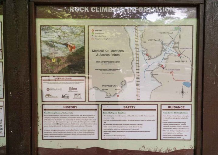 jackson falls illinois map of first aid kits
