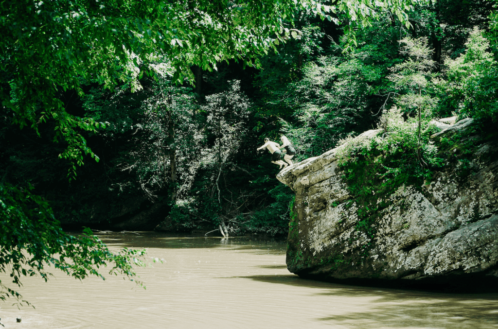 Jump Rock Red River Gorge Kayaking