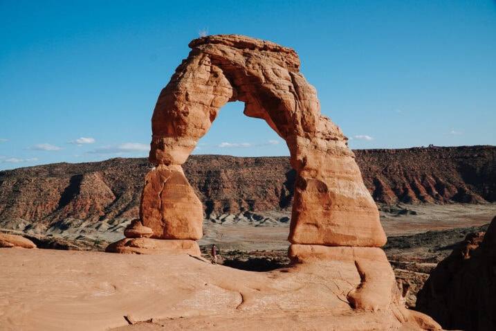 Delicate arch is some of the best hiking arches national park has to offer