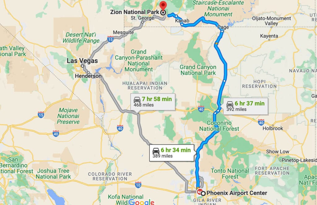 What Is The Nearest Airport To Zion National Park unearththevoyage.com