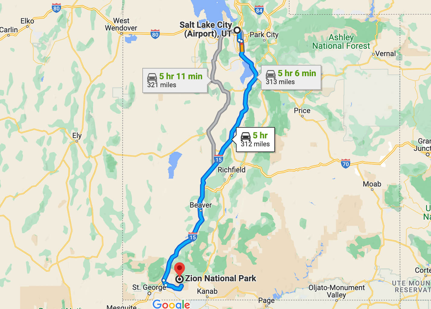 What Is The Closest Airport To Zion National Park unearththevoyage.com
