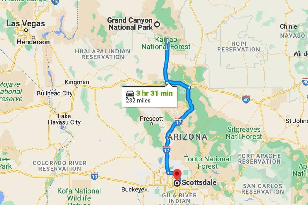 Planning an Epic Scottsdale to Grand Canyon Road Trip 2023