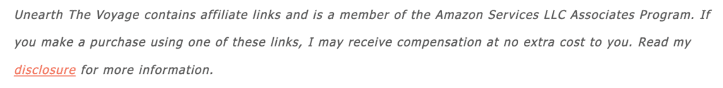 float trip cabins in Missouri affiliate disclaimer