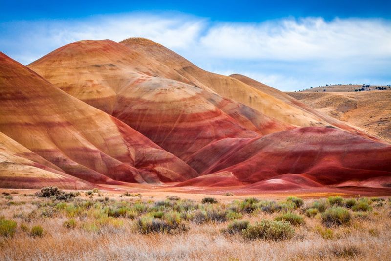 The Painted Hills Add Extra Drama