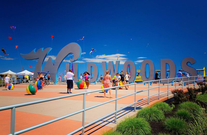 Strike a Pose at the Giant WILDWOODS Sign