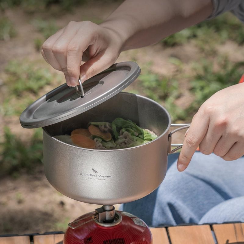 Titanium Pot with Lid