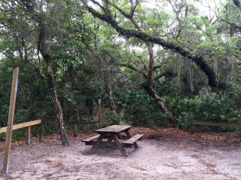 Shaded Campground Steps from the Beach