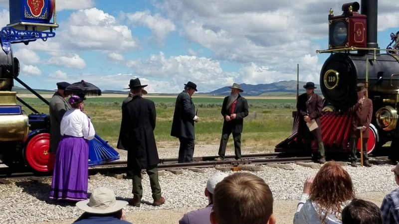 Witness the Last Spike Ceremony Reenactment