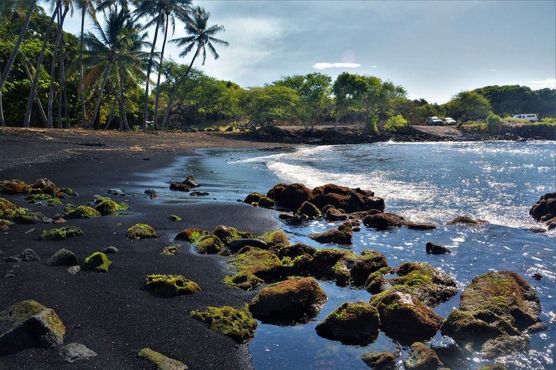 The Volcanic Origins of Punaluʻu's Ebony Sands
