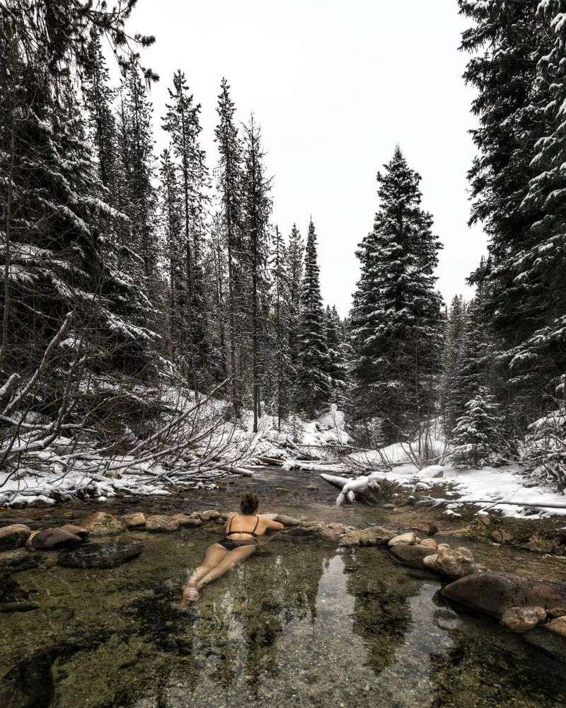 A Steamy Winter Oasis in the Snow
