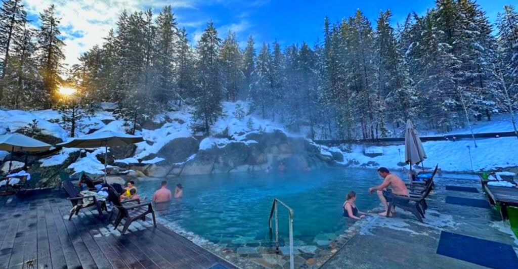 Idaho, McCall is between Donnelly and Cascade: The town where hot springs steam in the snow
