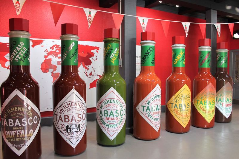 Rice and hot sauce are local—literally