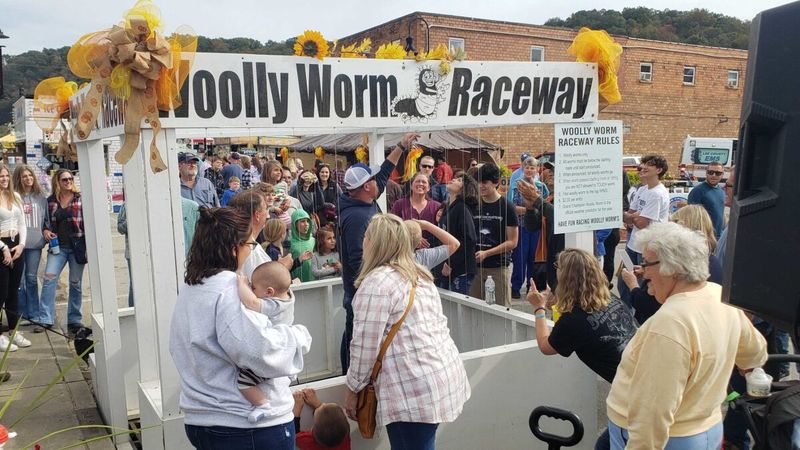 The crowds are huge for a town this small