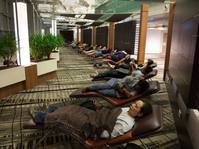 Discover Quiet Zones and Premium Nap Pods