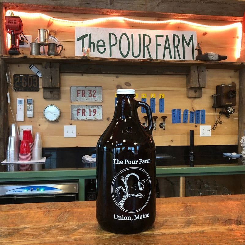 Nano-brews by the stream at The Pour Farm