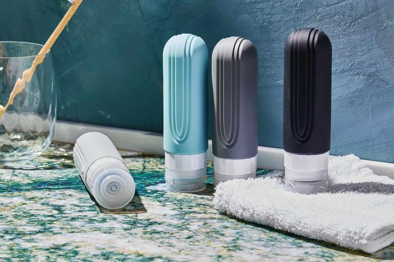 Silicone Reusable Travel Bottles with Suction Cups
