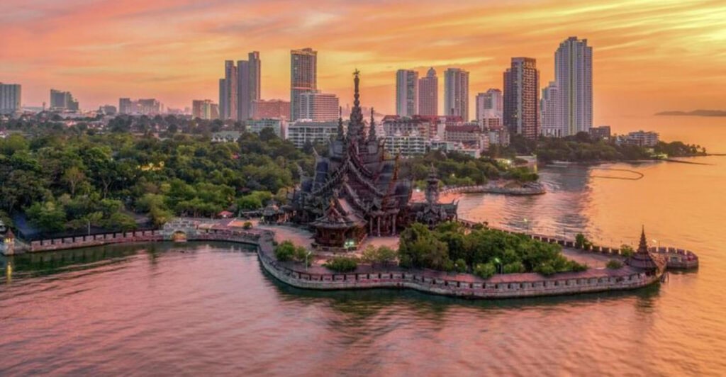 Thailand’s Wallet-Friendly Beach City With a Wooden “Castle” by the Sea