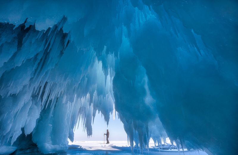 Nature's Frozen Light Show