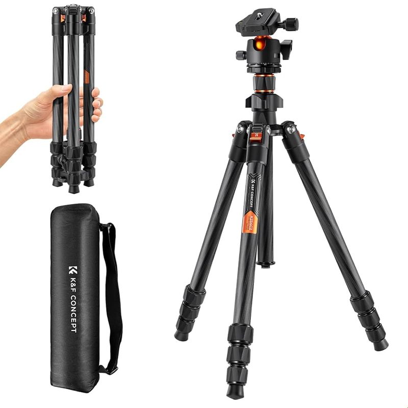 K&F Concept 64-Inch Tripod with Ball Head