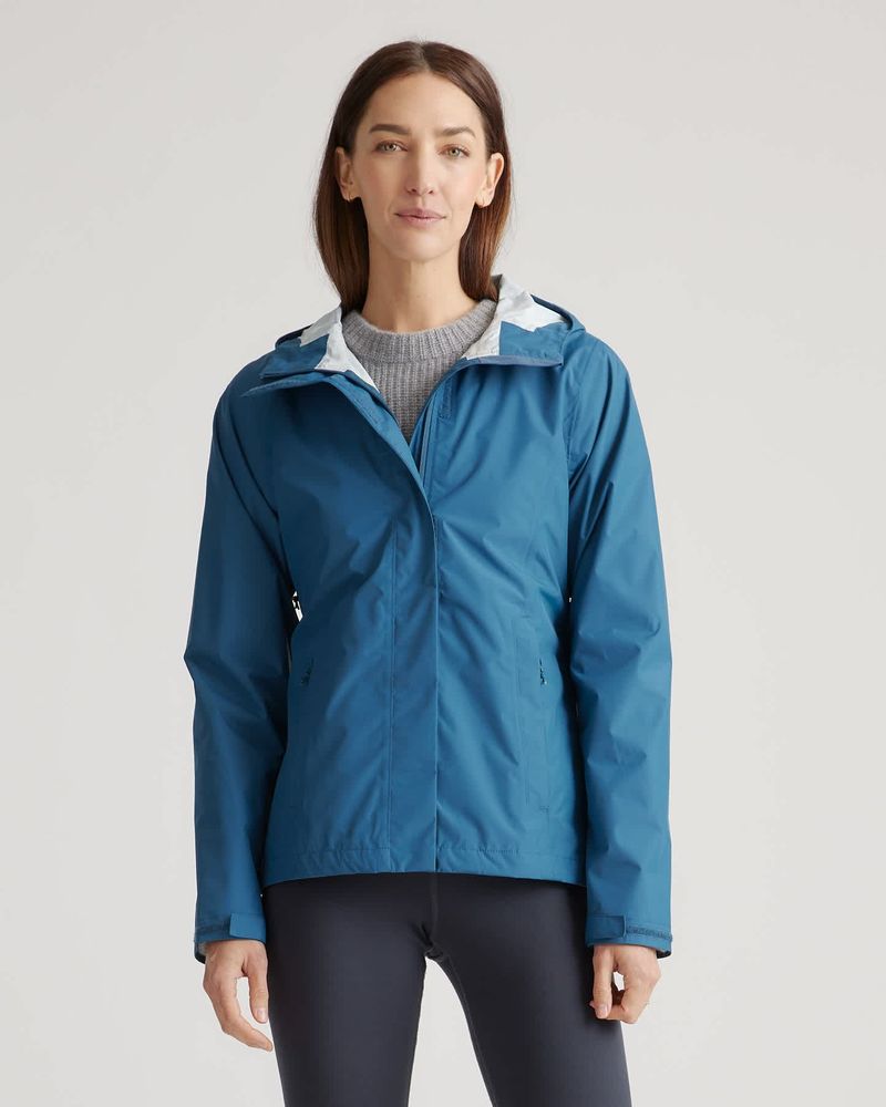 Quince Weatherproof Short Rain Shell Jacket