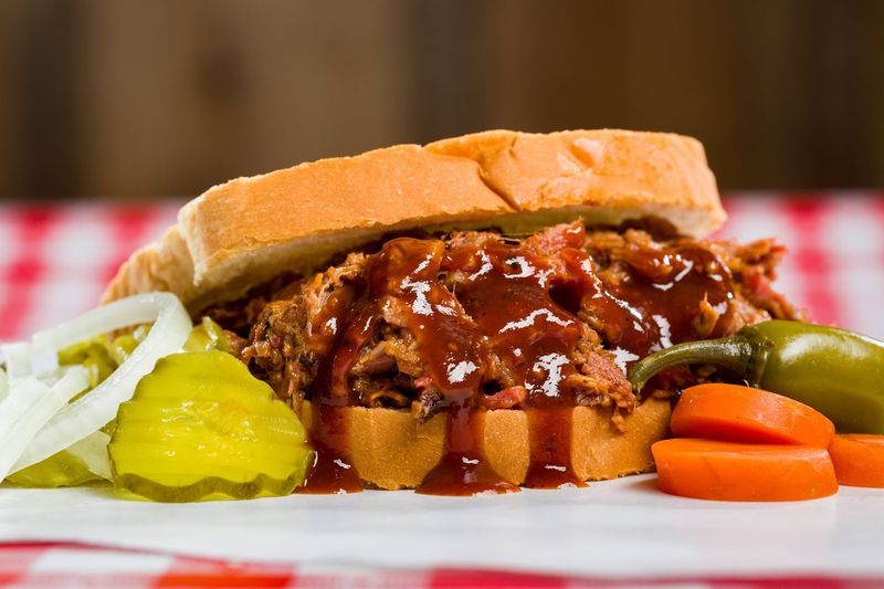 Rudy's Country Store & Bar-B-Q's Brisket Sandwich