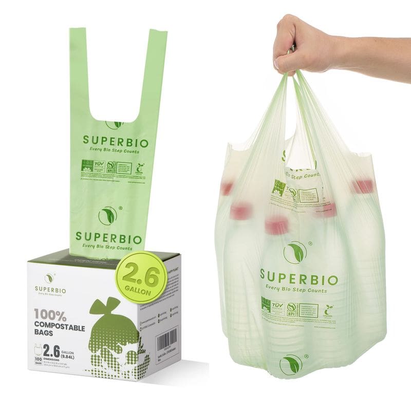 SUPERBIO 13-Gallon Kitchen Waste Warriors