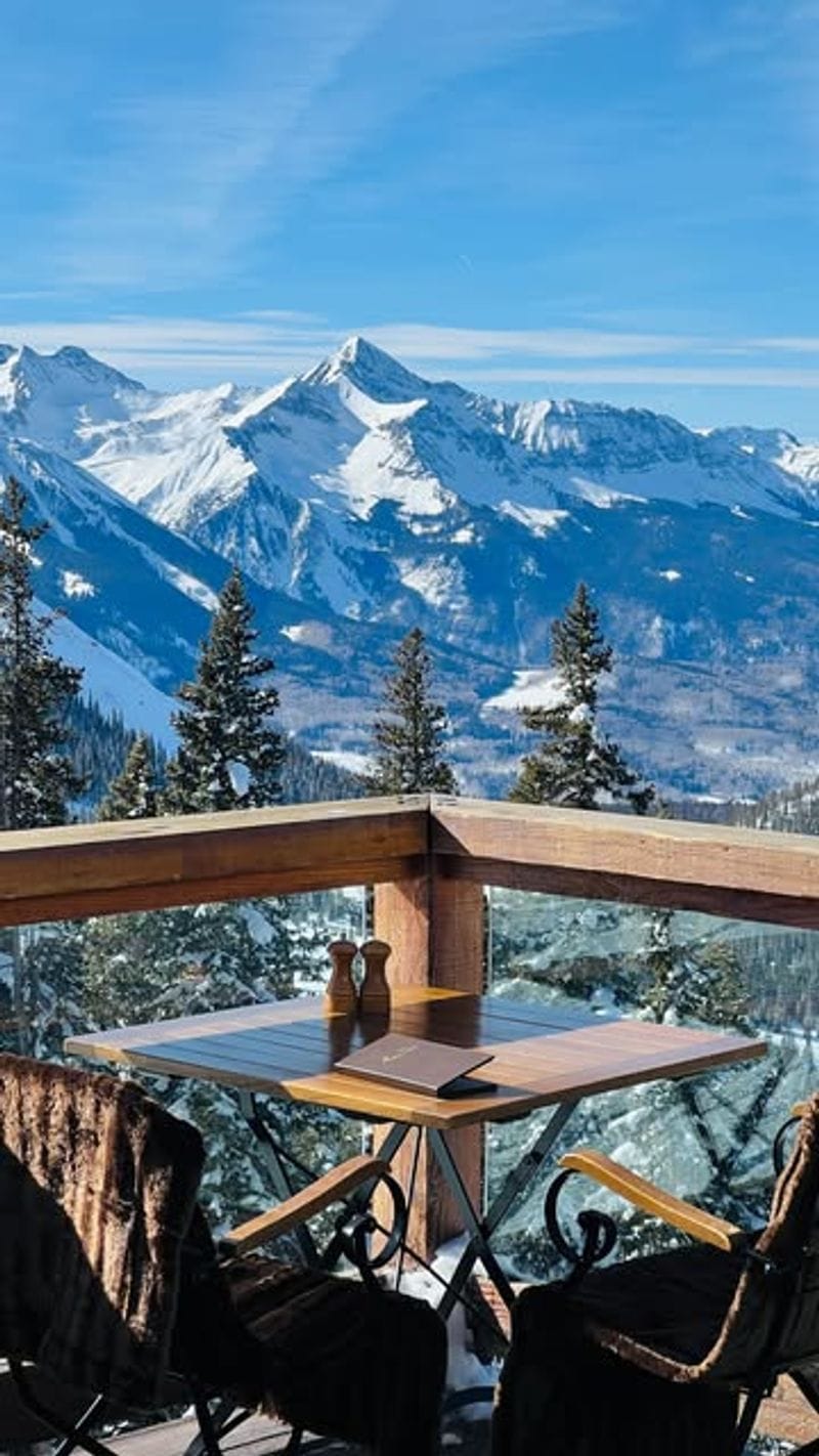 North America’s highest-elevation fine-dining restaurant.