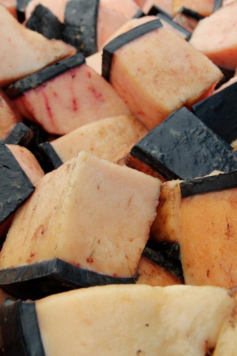 Muktuk (whale skin & blubber)