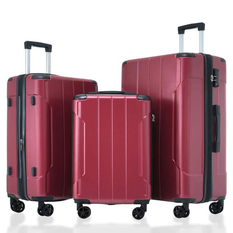 Merax 3-Piece ABS Hardside Set: Stylish Protection on Wheels