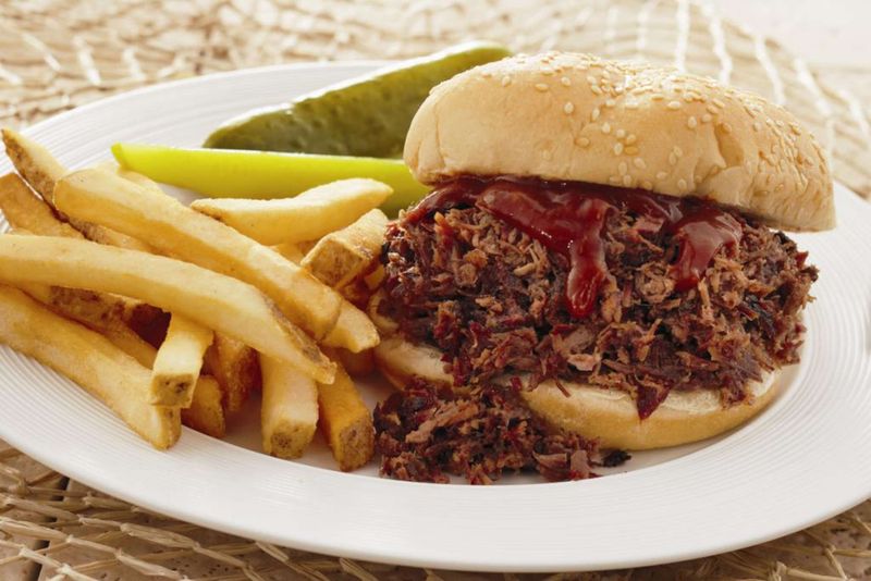 Fiorella’s Jack Stack Burnt-End Sandwich