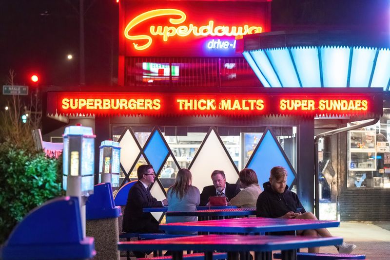 Superdawg Drive-In (Norwood Park) — carhop service since 1948