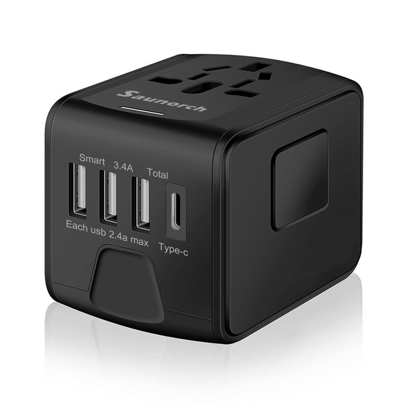 SAUNORCH Universal International Adapter