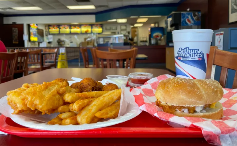 Arthur Treacher's Captain's Sandwich