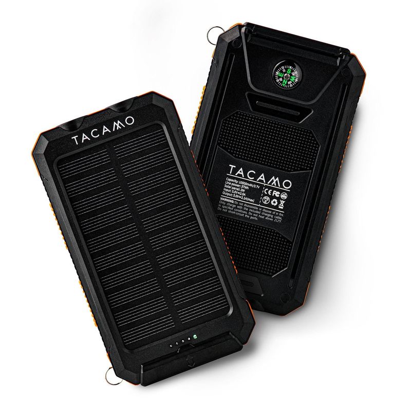 TACAMO Solar Power Bank — Sun-Powered Survivalist Tool