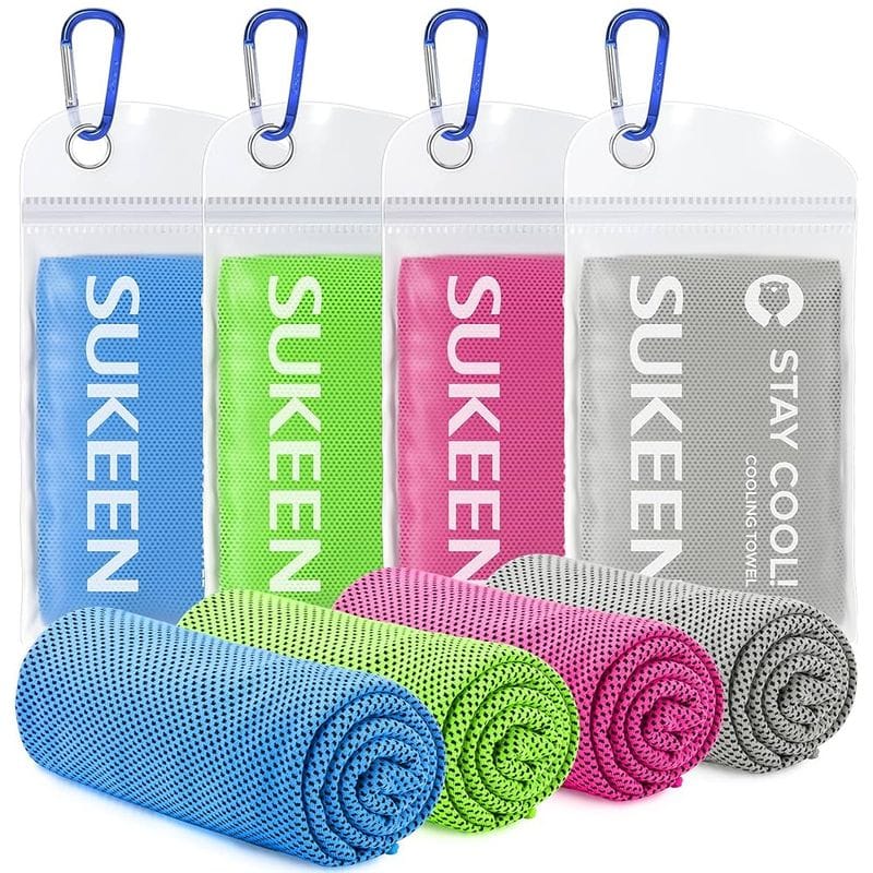 Sukeen Cooling Towel 4-Pack – Budget-Friendly Family Winner