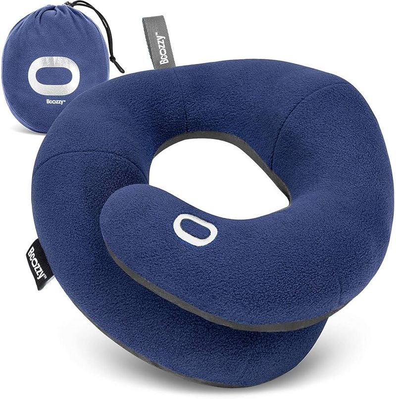 BCozzy Chin-Supporting Pillow — Best for forward sleepers & snore control