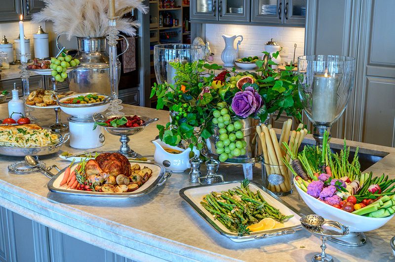 Vegetarian options included.