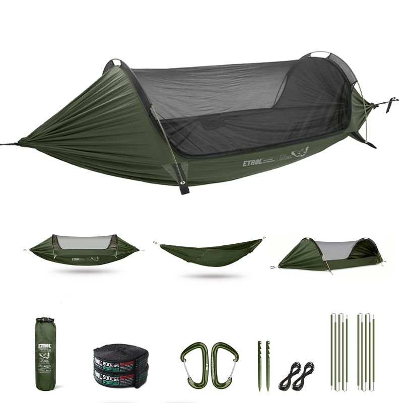 ETROL Camping Hammock with Mosquito Net