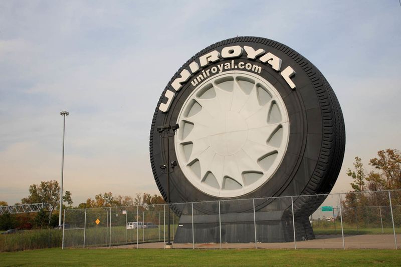 Visit the Legendary Uniroyal Giant Tire