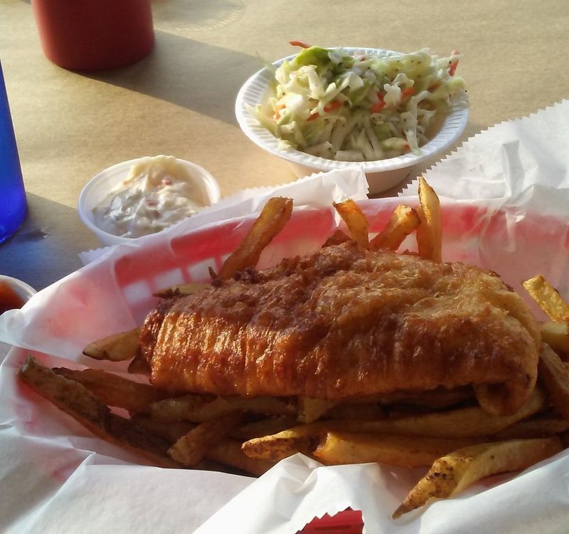 The draw: crispy fish & chips