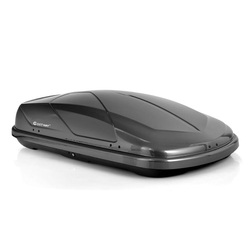 COSTWAY 400L Waterproof Hard Roof Box: All-Weather Reliability