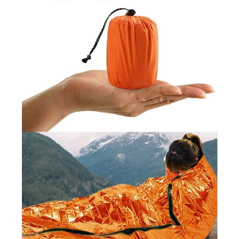Emergency bivy (palm-size safety net)