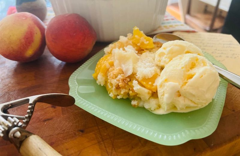 Georgia — Peach cobbler