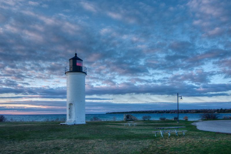 Beaver Island, Michigan (Lake Michigan) — Whiskey Point (St. James/Harbor) Light