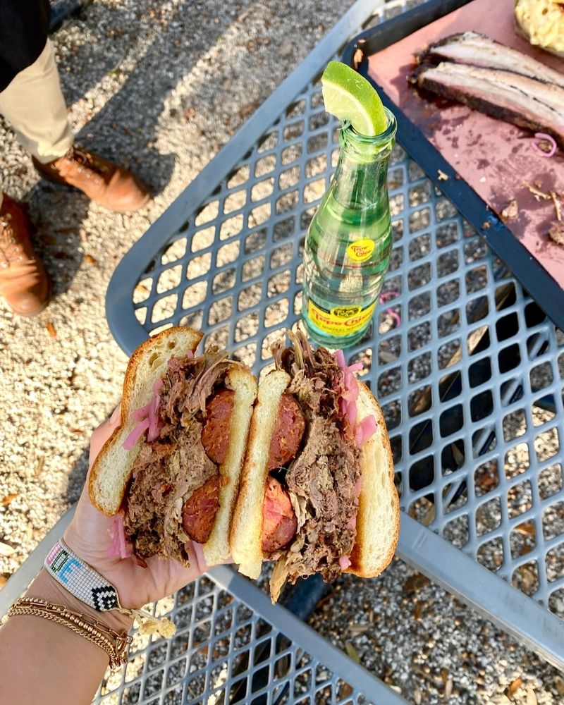 La Barbecue's El Sancho Sandwich