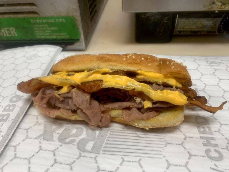 Rax Roast Beef's BBC Sandwich
