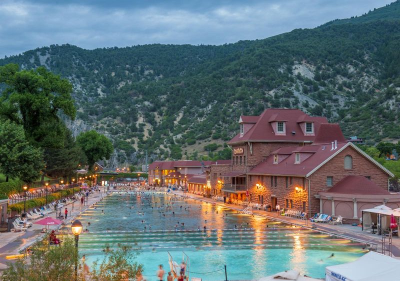 Soak in Glenwood Hot Springs